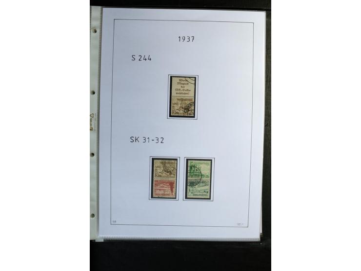 1912/41, gestempelte Sammlung mit vielen guten Kombinationen, Infla teils signiert, aber auch mit fraglichen Stempeln