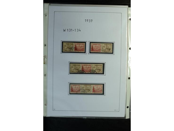 1912/41, gestempelte Sammlung mit vielen guten Kombinationen, Infla teils signiert, aber auch mit fraglichen Stempeln