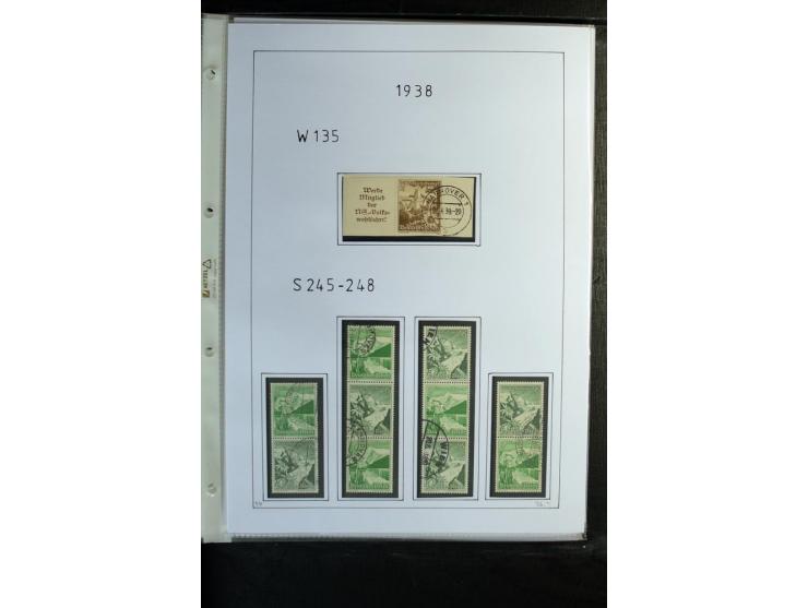 1912/41, gestempelte Sammlung mit vielen guten Kombinationen, Infla teils signiert, aber auch mit fraglichen Stempeln