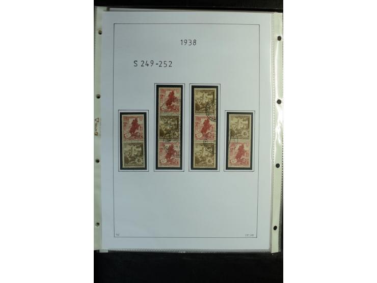 1912/41, gestempelte Sammlung mit vielen guten Kombinationen, Infla teils signiert, aber auch mit fraglichen Stempeln