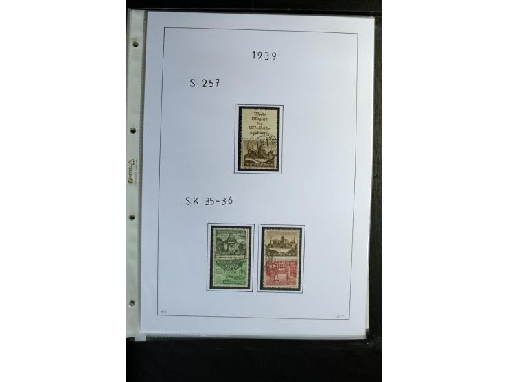 1912/41, gestempelte Sammlung mit vielen guten Kombinationen, Infla teils signiert, aber auch mit fraglichen Stempeln