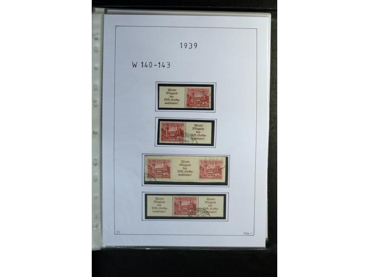 1912/41, gestempelte Sammlung mit vielen guten Kombinationen, Infla teils signiert, aber auch mit fraglichen Stempeln