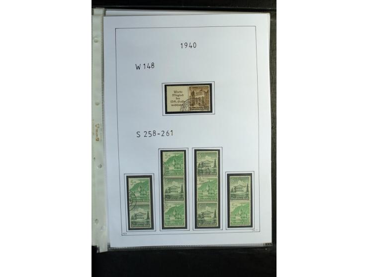 1912/41, gestempelte Sammlung mit vielen guten Kombinationen, Infla teils signiert, aber auch mit fraglichen Stempeln