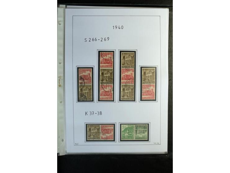 1912/41, gestempelte Sammlung mit vielen guten Kombinationen, Infla teils signiert, aber auch mit fraglichen Stempeln