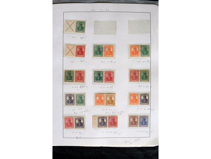 1913/41, ungebrauchte und postfrische Sammlung mit vielen besseren Werten dabei u.a. Mi.-Nr. S1.16, W1 und W4, W11, S35 und H