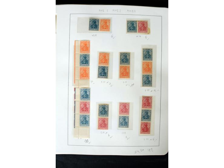1913/41, ungebrauchte und postfrische Sammlung mit vielen besseren Werten dabei u.a. Mi.-Nr. S1.16, W1 und W4, W11, S35 und H