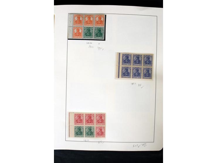 1913/41, ungebrauchte und postfrische Sammlung mit vielen besseren Werten dabei u.a. Mi.-Nr. S1.16, W1 und W4, W11, S35 und H