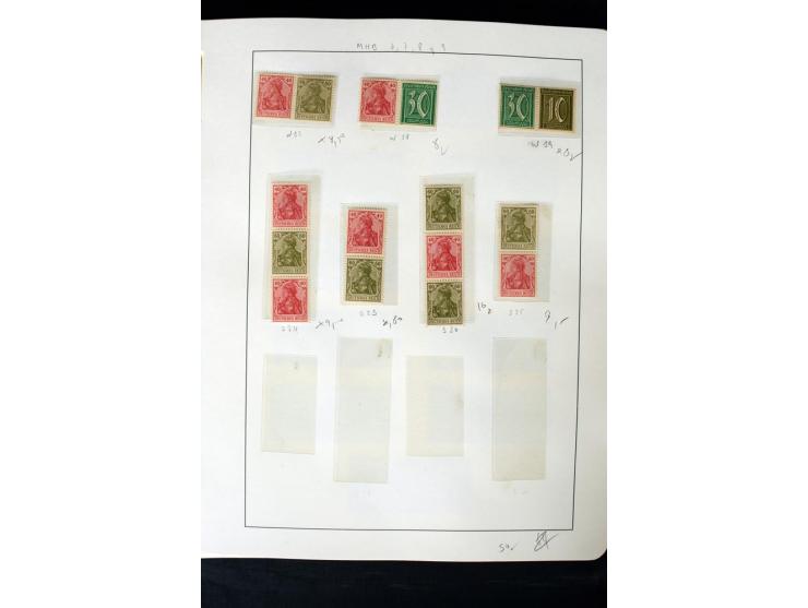 1913/41, ungebrauchte und postfrische Sammlung mit vielen besseren Werten dabei u.a. Mi.-Nr. S1.16, W1 und W4, W11, S35 und H