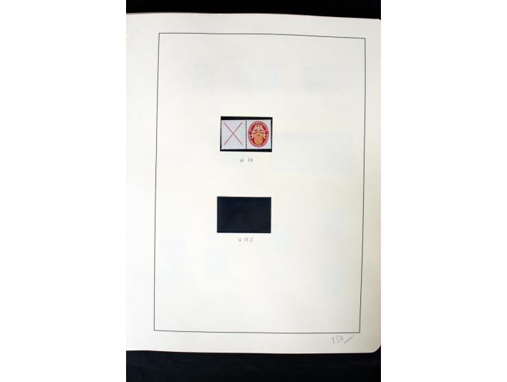 1913/41, ungebrauchte und postfrische Sammlung mit vielen besseren Werten dabei u.a. Mi.-Nr. S1.16, W1 und W4, W11, S35 und H