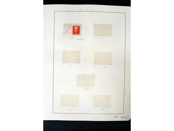 1913/41, ungebrauchte und postfrische Sammlung mit vielen besseren Werten dabei u.a. Mi.-Nr. S1.16, W1 und W4, W11, S35 und H