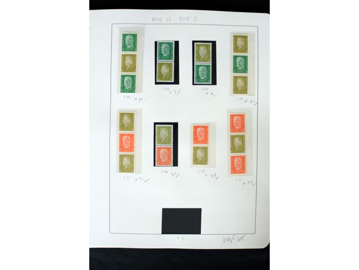 1913/41, ungebrauchte und postfrische Sammlung mit vielen besseren Werten dabei u.a. Mi.-Nr. S1.16, W1 und W4, W11, S35 und H