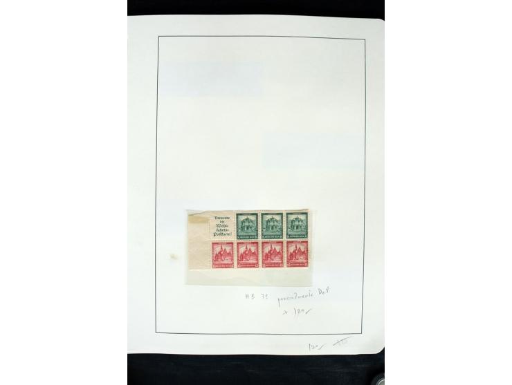 1913/41, ungebrauchte und postfrische Sammlung mit vielen besseren Werten dabei u.a. Mi.-Nr. S1.16, W1 und W4, W11, S35 und H