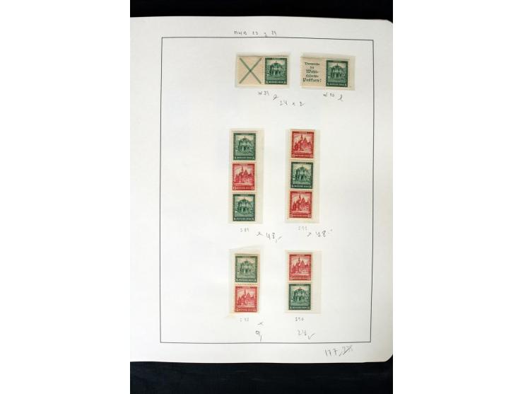 1913/41, ungebrauchte und postfrische Sammlung mit vielen besseren Werten dabei u.a. Mi.-Nr. S1.16, W1 und W4, W11, S35 und H