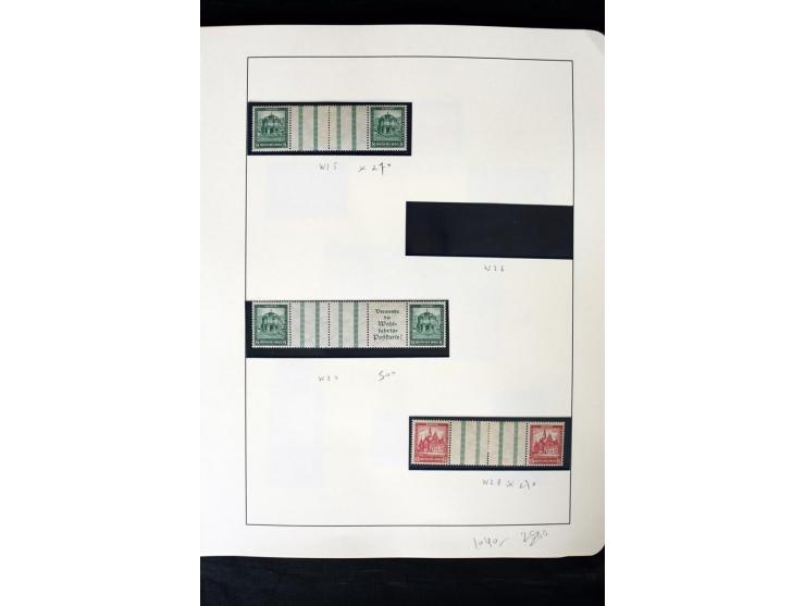 1913/41, ungebrauchte und postfrische Sammlung mit vielen besseren Werten dabei u.a. Mi.-Nr. S1.16, W1 und W4, W11, S35 und H