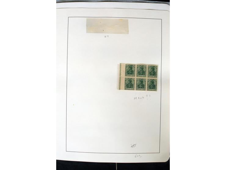 1913/41, ungebrauchte und postfrische Sammlung mit vielen besseren Werten dabei u.a. Mi.-Nr. S1.16, W1 und W4, W11, S35 und H