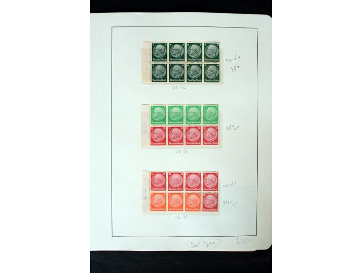 1913/41, ungebrauchte und postfrische Sammlung mit vielen besseren Werten dabei u.a. Mi.-Nr. S1.16, W1 und W4, W11, S35 und H