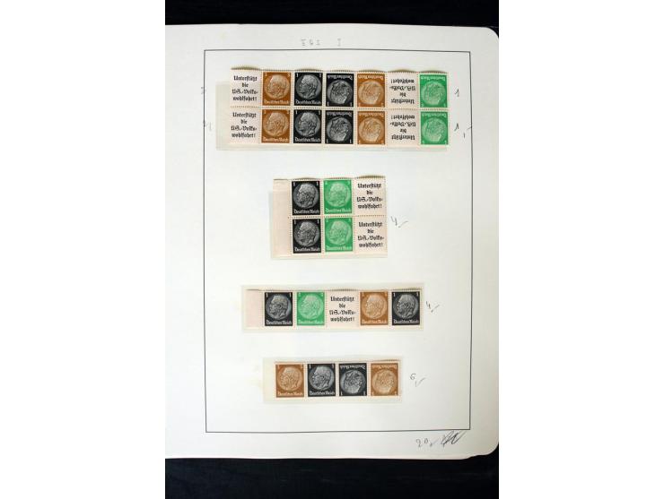 1913/41, ungebrauchte und postfrische Sammlung mit vielen besseren Werten dabei u.a. Mi.-Nr. S1.16, W1 und W4, W11, S35 und H