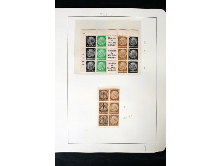 1913/41, ungebrauchte und postfrische Sammlung mit vielen besseren Werten dabei u.a. Mi.-Nr. S1.16, W1 und W4, W11, S35 und H