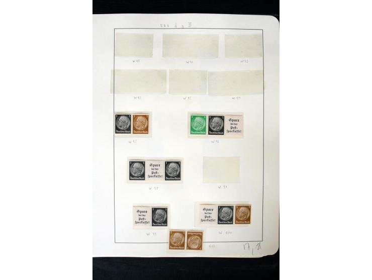 1913/41, ungebrauchte und postfrische Sammlung mit vielen besseren Werten dabei u.a. Mi.-Nr. S1.16, W1 und W4, W11, S35 und H