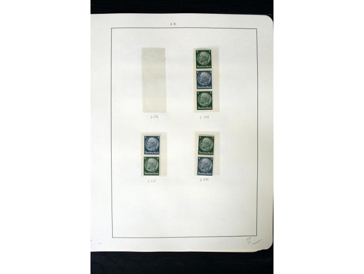 1913/41, ungebrauchte und postfrische Sammlung mit vielen besseren Werten dabei u.a. Mi.-Nr. S1.16, W1 und W4, W11, S35 und H