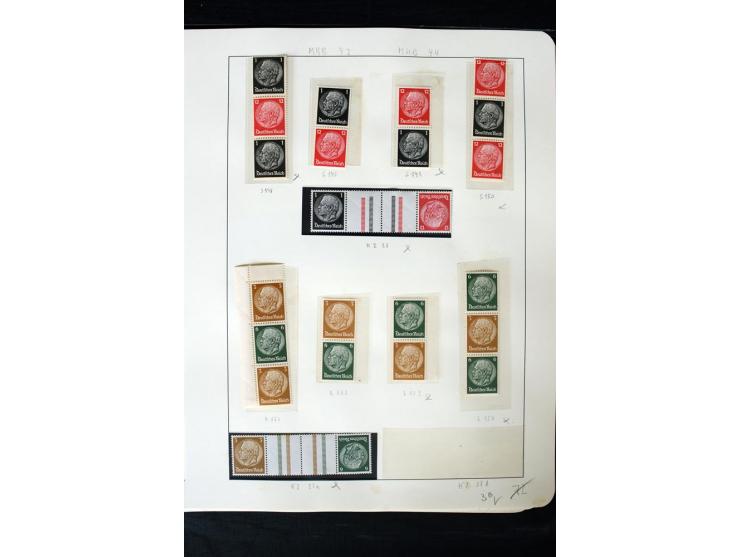 1913/41, ungebrauchte und postfrische Sammlung mit vielen besseren Werten dabei u.a. Mi.-Nr. S1.16, W1 und W4, W11, S35 und H