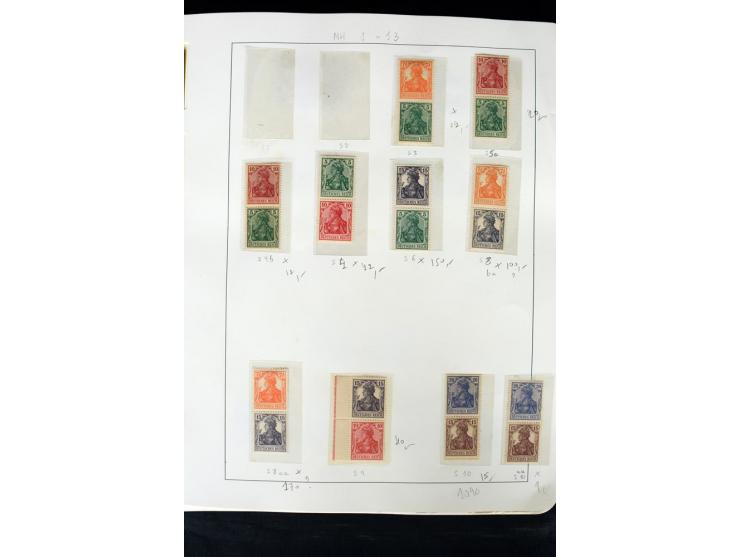 1913/41, ungebrauchte und postfrische Sammlung mit vielen besseren Werten dabei u.a. Mi.-Nr. S1.16, W1 und W4, W11, S35 und H