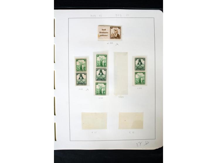 1913/41, ungebrauchte und postfrische Sammlung mit vielen besseren Werten dabei u.a. Mi.-Nr. S1.16, W1 und W4, W11, S35 und H