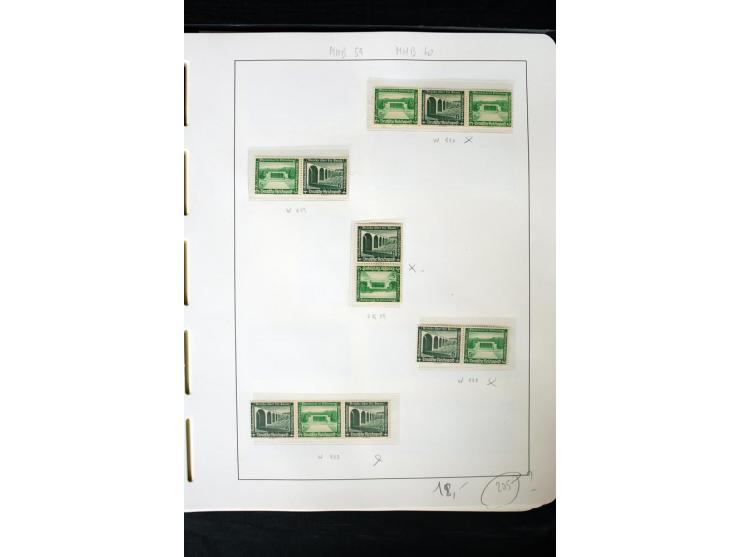 1913/41, ungebrauchte und postfrische Sammlung mit vielen besseren Werten dabei u.a. Mi.-Nr. S1.16, W1 und W4, W11, S35 und H