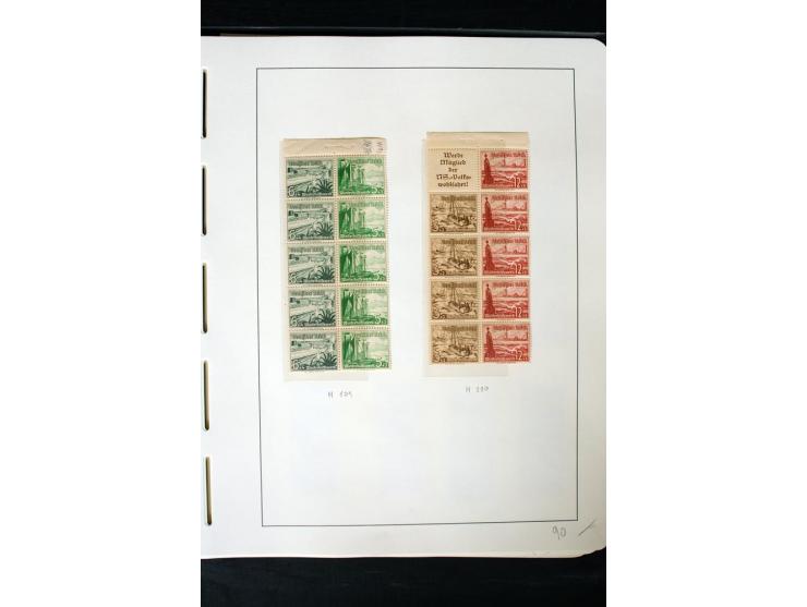 1913/41, ungebrauchte und postfrische Sammlung mit vielen besseren Werten dabei u.a. Mi.-Nr. S1.16, W1 und W4, W11, S35 und H