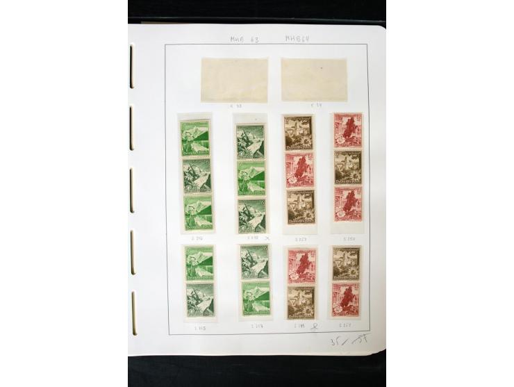 1913/41, ungebrauchte und postfrische Sammlung mit vielen besseren Werten dabei u.a. Mi.-Nr. S1.16, W1 und W4, W11, S35 und H