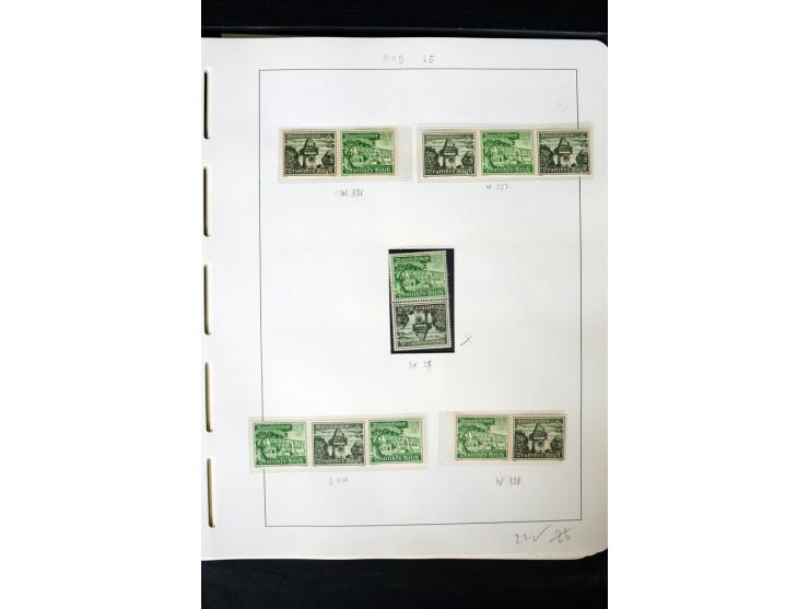1913/41, ungebrauchte und postfrische Sammlung mit vielen besseren Werten dabei u.a. Mi.-Nr. S1.16, W1 und W4, W11, S35 und H