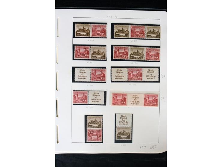 1913/41, ungebrauchte und postfrische Sammlung mit vielen besseren Werten dabei u.a. Mi.-Nr. S1.16, W1 und W4, W11, S35 und H