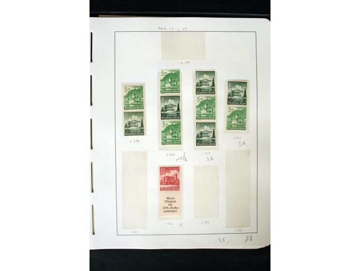 1913/41, ungebrauchte und postfrische Sammlung mit vielen besseren Werten dabei u.a. Mi.-Nr. S1.16, W1 und W4, W11, S35 und H