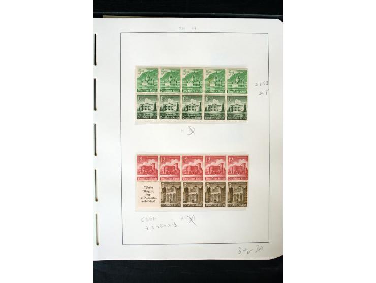 1913/41, ungebrauchte und postfrische Sammlung mit vielen besseren Werten dabei u.a. Mi.-Nr. S1.16, W1 und W4, W11, S35 und H