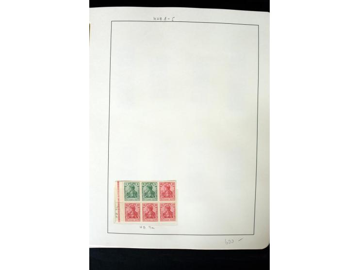 1913/41, ungebrauchte und postfrische Sammlung mit vielen besseren Werten dabei u.a. Mi.-Nr. S1.16, W1 und W4, W11, S35 und H