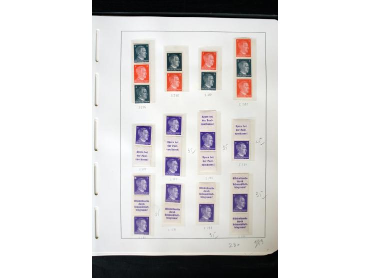1913/41, ungebrauchte und postfrische Sammlung mit vielen besseren Werten dabei u.a. Mi.-Nr. S1.16, W1 und W4, W11, S35 und H