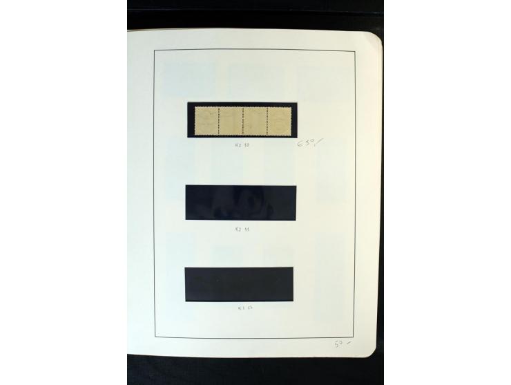 1914/41, gestempelte Sammlung mit vielen besseren Werten, dabei u.a. Mi.-Nr. W.1.3, S 2.25, W2.4, W2.5, W2.8, W2.17 und W31, 