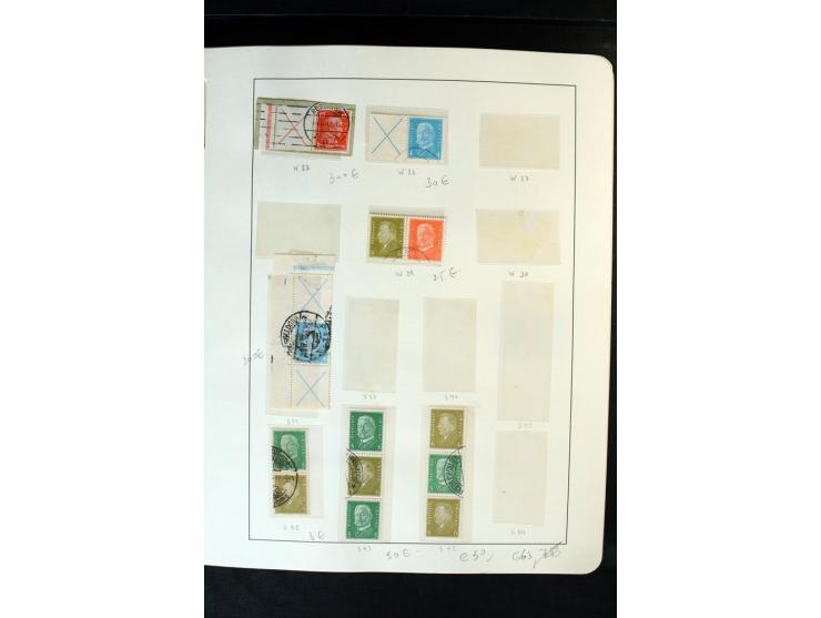 1914/41, gestempelte Sammlung mit vielen besseren Werten, dabei u.a. Mi.-Nr. W.1.3, S 2.25, W2.4, W2.5, W2.8, W2.17 und W31, 