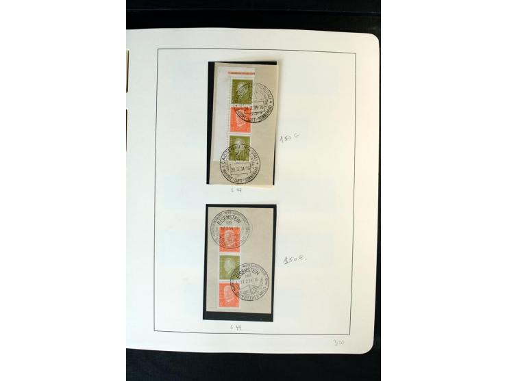 1914/41, gestempelte Sammlung mit vielen besseren Werten, dabei u.a. Mi.-Nr. W.1.3, S 2.25, W2.4, W2.5, W2.8, W2.17 und W31, 