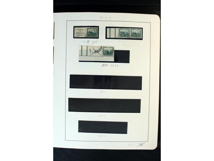 1914/41, gestempelte Sammlung mit vielen besseren Werten, dabei u.a. Mi.-Nr. W.1.3, S 2.25, W2.4, W2.5, W2.8, W2.17 und W31, 
