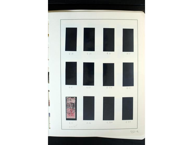 1914/41, gestempelte Sammlung mit vielen besseren Werten, dabei u.a. Mi.-Nr. W.1.3, S 2.25, W2.4, W2.5, W2.8, W2.17 und W31, 