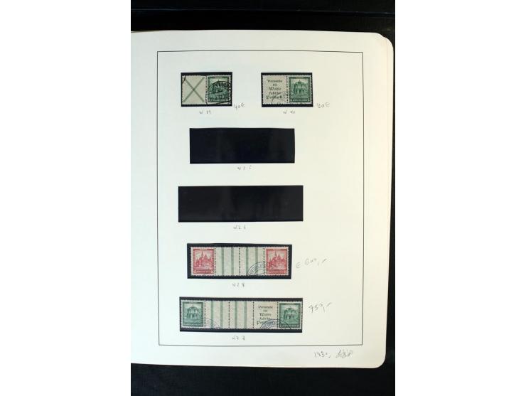 1914/41, gestempelte Sammlung mit vielen besseren Werten, dabei u.a. Mi.-Nr. W.1.3, S 2.25, W2.4, W2.5, W2.8, W2.17 und W31, 
