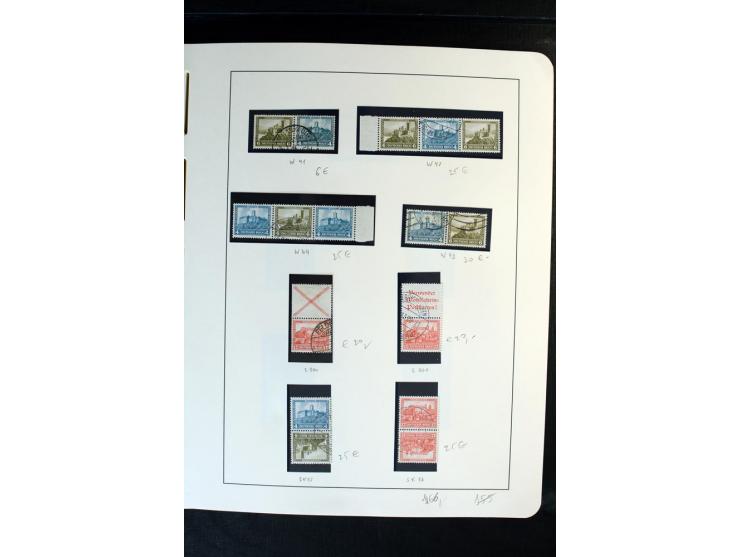 1914/41, gestempelte Sammlung mit vielen besseren Werten, dabei u.a. Mi.-Nr. W.1.3, S 2.25, W2.4, W2.5, W2.8, W2.17 und W31, 