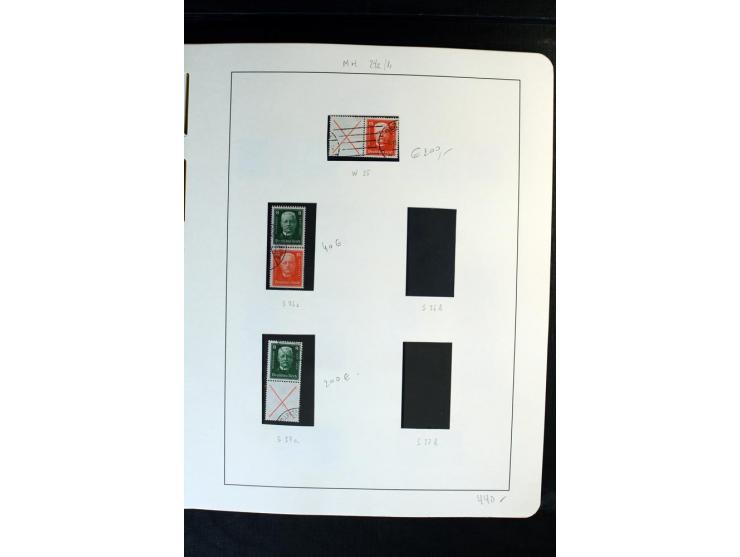 1914/41, gestempelte Sammlung mit vielen besseren Werten, dabei u.a. Mi.-Nr. W.1.3, S 2.25, W2.4, W2.5, W2.8, W2.17 und W31, 