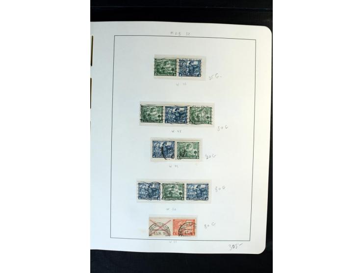 1914/41, gestempelte Sammlung mit vielen besseren Werten, dabei u.a. Mi.-Nr. W.1.3, S 2.25, W2.4, W2.5, W2.8, W2.17 und W31, 