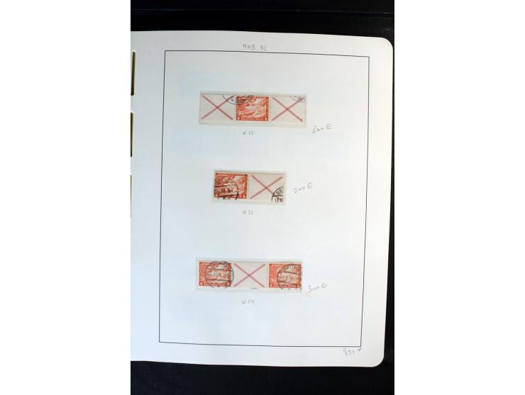 1914/41, gestempelte Sammlung mit vielen besseren Werten, dabei u.a. Mi.-Nr. W.1.3, S 2.25, W2.4, W2.5, W2.8, W2.17 und W31, 