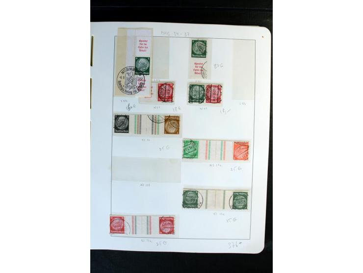 1914/41, gestempelte Sammlung mit vielen besseren Werten, dabei u.a. Mi.-Nr. W.1.3, S 2.25, W2.4, W2.5, W2.8, W2.17 und W31, 