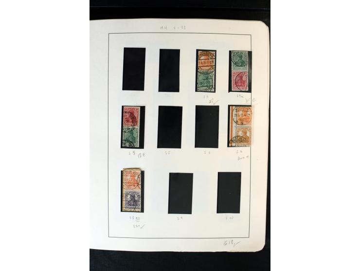 1914/41, gestempelte Sammlung mit vielen besseren Werten, dabei u.a. Mi.-Nr. W.1.3, S 2.25, W2.4, W2.5, W2.8, W2.17 und W31, 