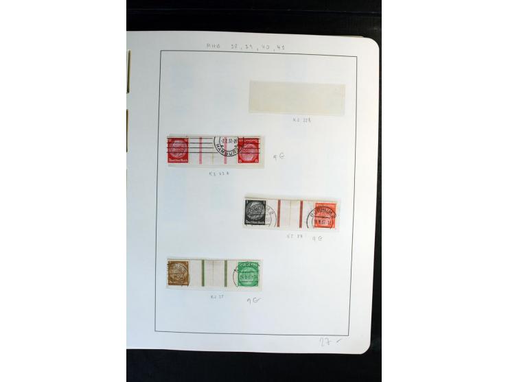 1914/41, gestempelte Sammlung mit vielen besseren Werten, dabei u.a. Mi.-Nr. W.1.3, S 2.25, W2.4, W2.5, W2.8, W2.17 und W31, 
