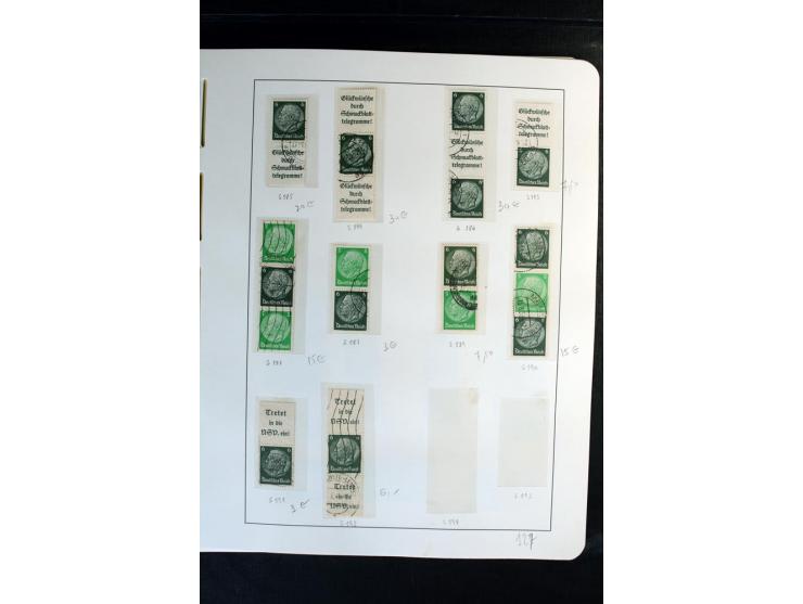 1914/41, gestempelte Sammlung mit vielen besseren Werten, dabei u.a. Mi.-Nr. W.1.3, S 2.25, W2.4, W2.5, W2.8, W2.17 und W31, 